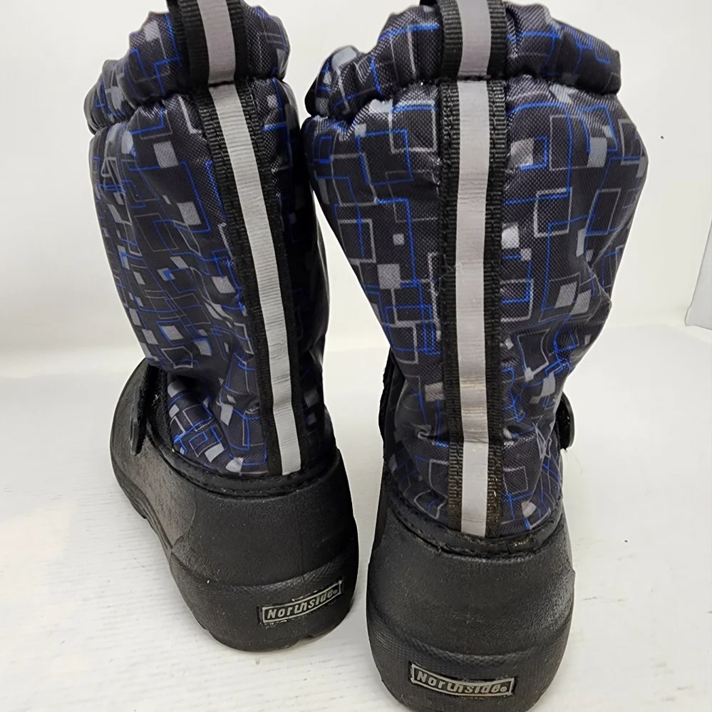 Northside Kids Snow Boots Insulated Water Resistant Faux Fur Lining Boots Size 4